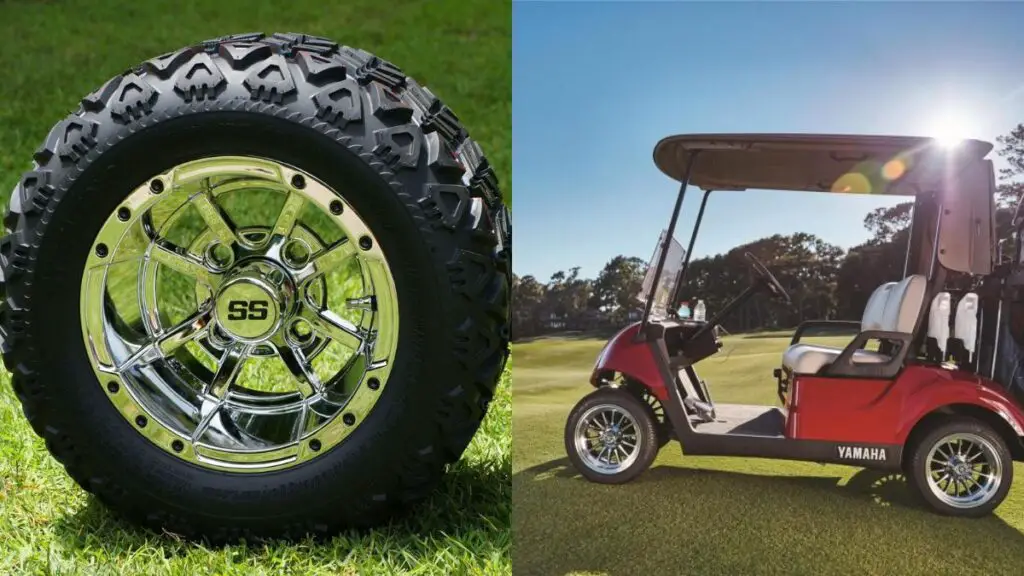 golf cart tire size