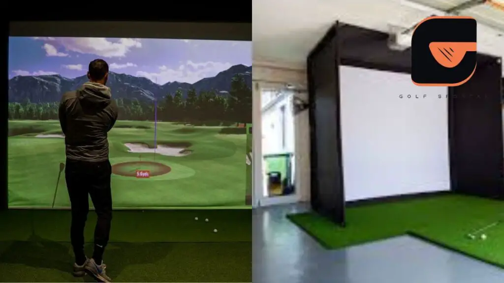 impact screen for golf simulator