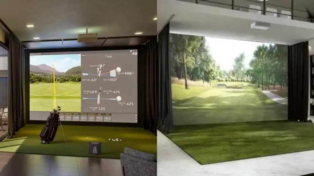 What is a golf simulator